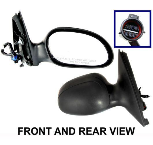 New electric power heated passenger side view mirror with light for right door