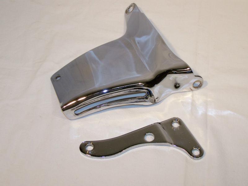 Small block chevy alternator brackets long water pump