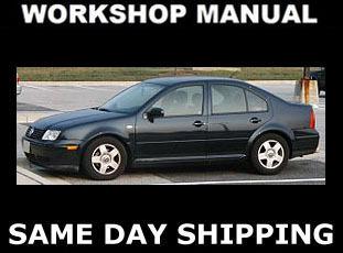 Vw volkswagen bora 1999 - 2005 complete workshop manual