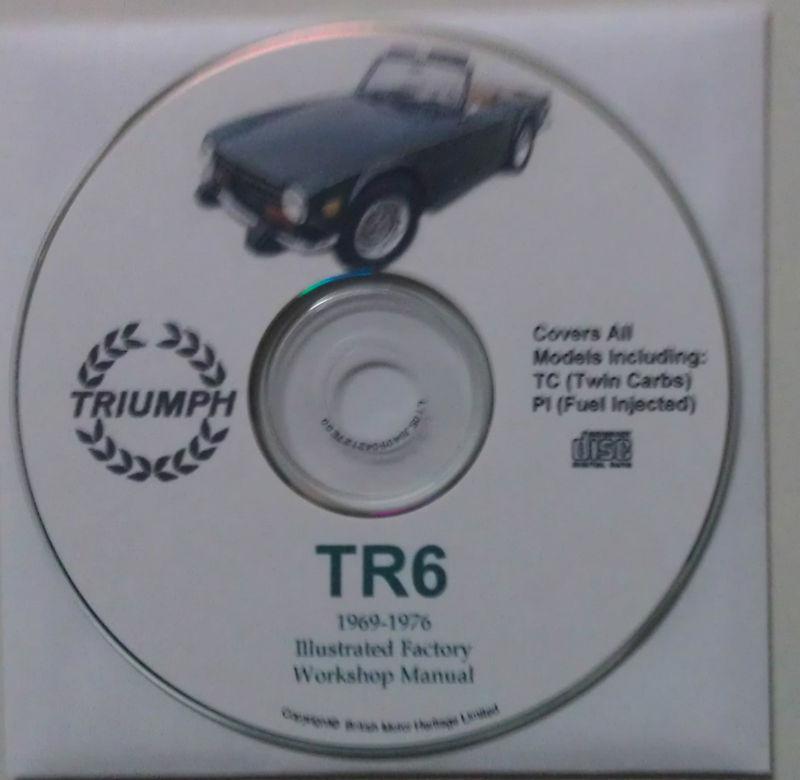 Triumph tr6 workshop service repair manual cd in indexed pdf format