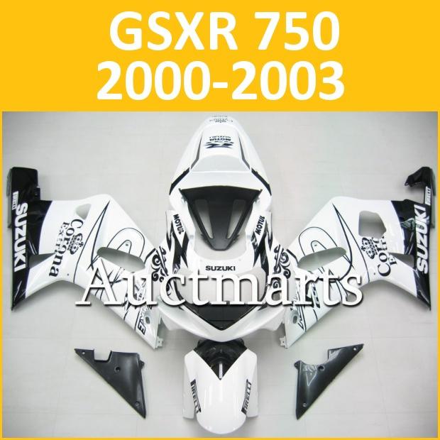 Fit suzuki 00 01 02 03 gsxr 750 gsx-r750 2000 2001 2002 2003 fairing k1 b12 b02