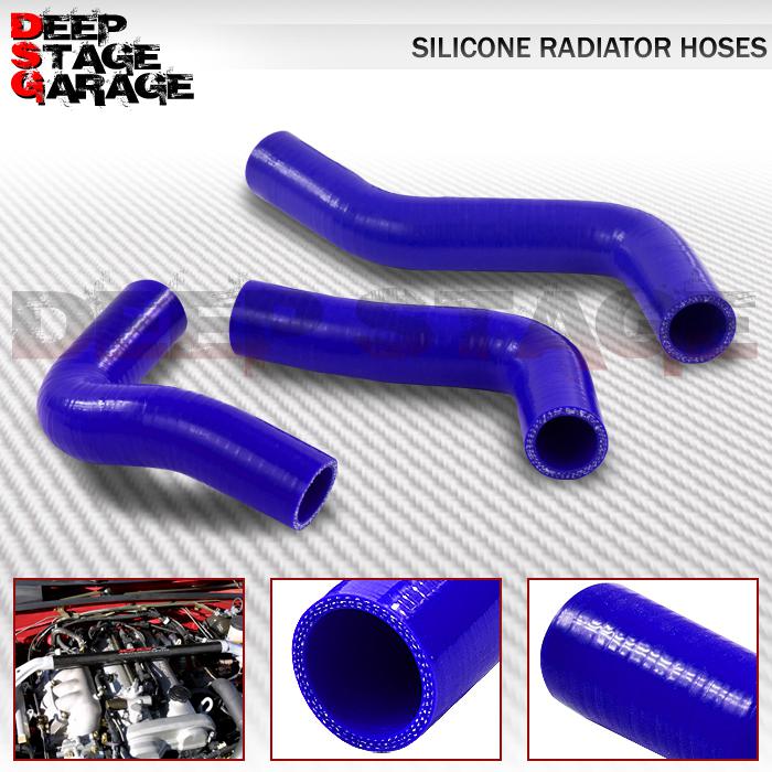 3ply silicone radiator hose tube high temp 90-97 mazda miata mx-5 b6ze/bp blue