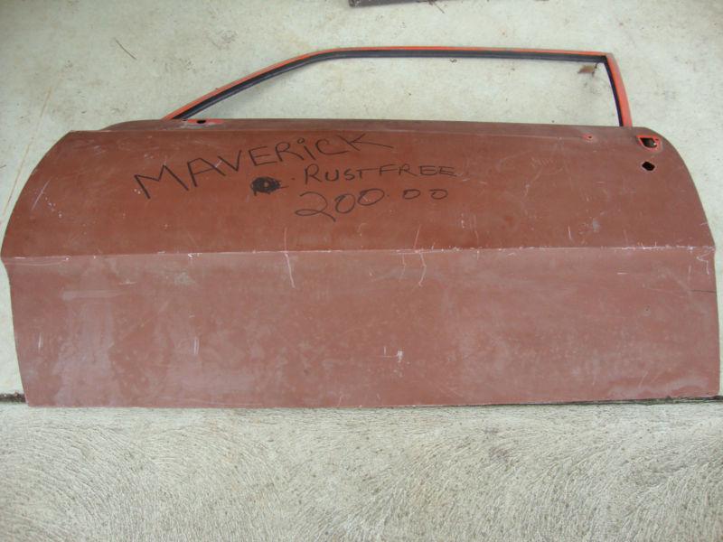 1970-1972 ford maverick mercury comet california car drivers door rust free 