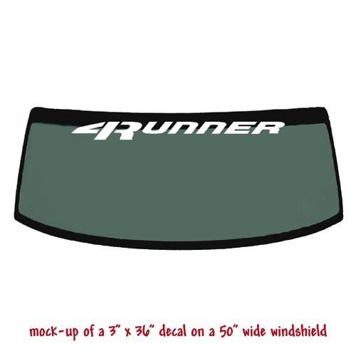 4runner - 3x36 windshield decal banner sticker #1 4x4