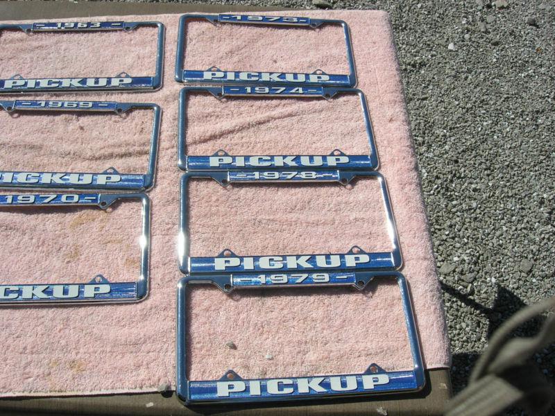 Classic and pickup truck  license frame