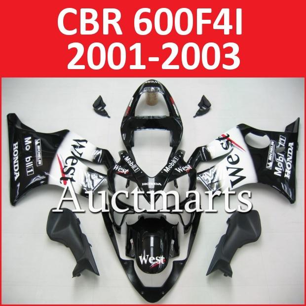 Fit honda 01 02 03 cbr 600f f4i 2001 2002 2003 fairing kit abs plastics c19 a11