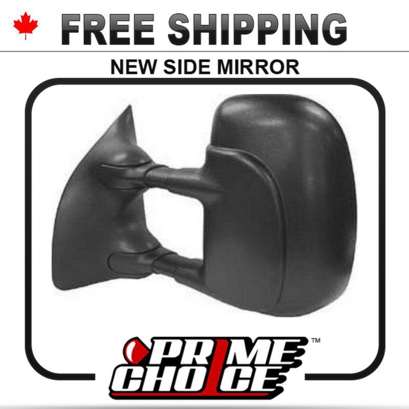 New power manual folding black towing drivers side mirror for ford excursion