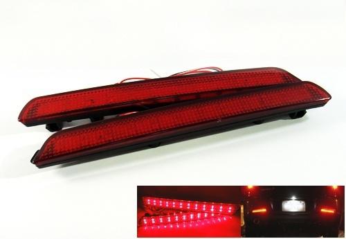 Mazda3 axela 04-09 red lens bumper reflector 24 led tail brake light mazdaspeed3