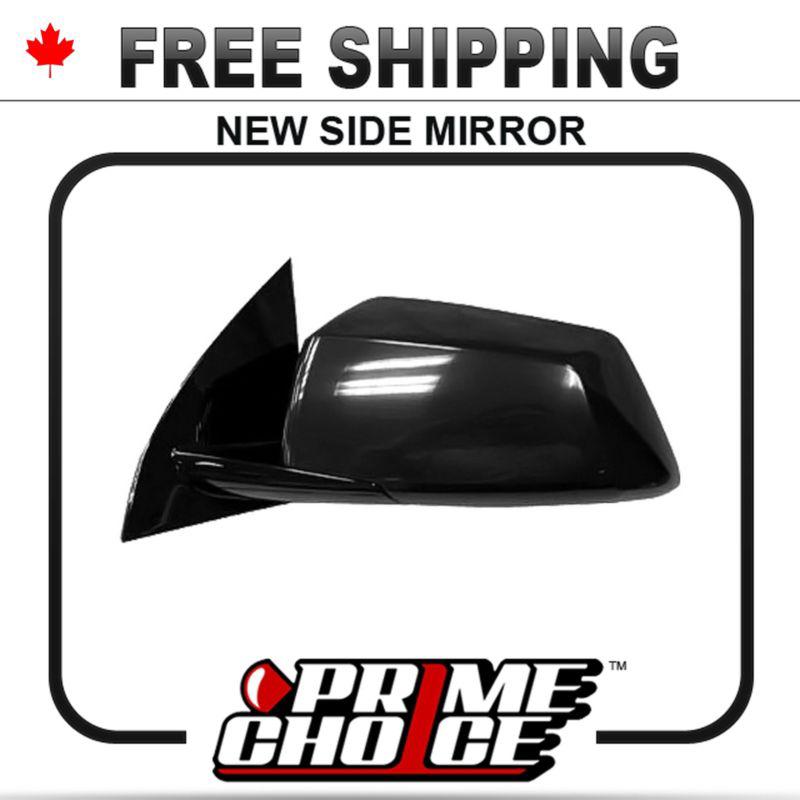 New manual black driver side view mirror jeep wrangler  left door lh