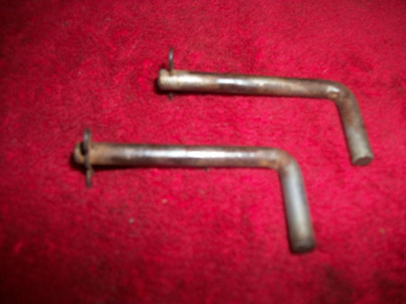 Drag bike kz z1 vintage seat pins + hole locks 73-80 kawasaki 900/1000