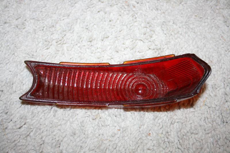 Blue dot stop & tail lamp lens for 1949-50 mercury