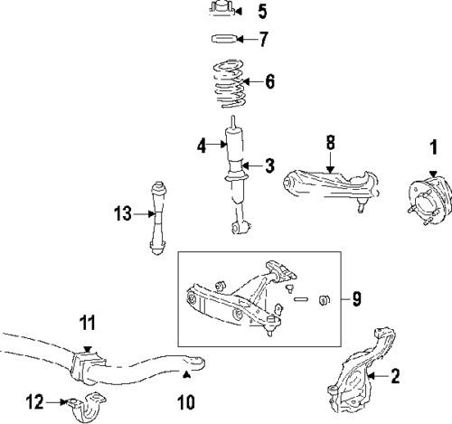 Ford al3z3078b genuine oem factory original lower control arm