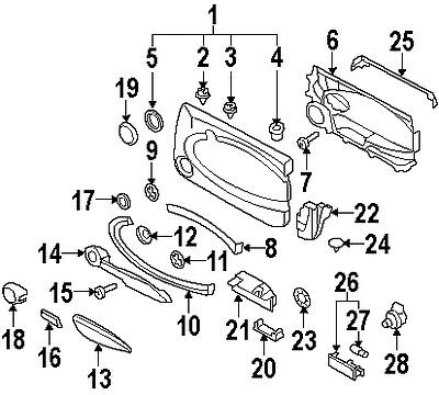 Mini 51212756213 genuine oem factory original lock knob bezel