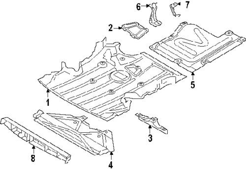 Bmw 51758044389 genuine oem factory original strip