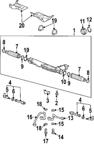 Volkswagen n0138487 genuine oem factory original return pipe washer