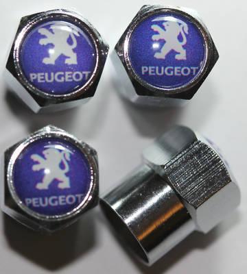 Peugeot blue tire valve caps 206 wrc 106 206 306 308 405 free shipping