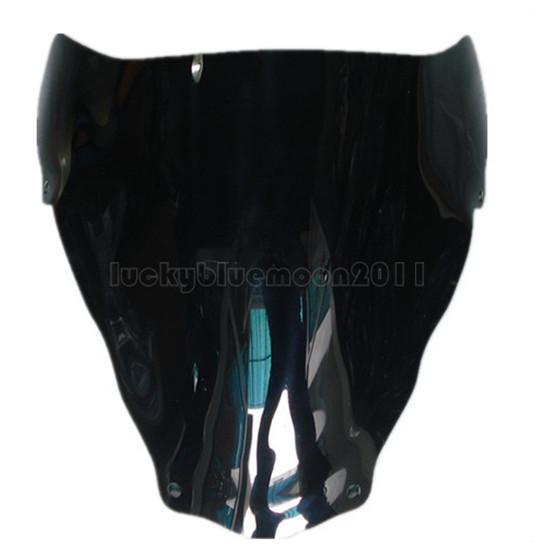 Black dark smoke windscreen windshield for suzuki sv 400 sv600 all year