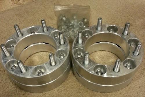  toyota wheel spacers adapters 1.5 inch fits all 6 lug pickups. set of 4