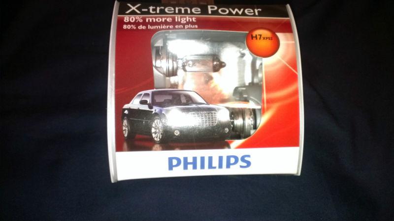 Philips model h7xps2 2 halogen headlight bulbs xtreme power brand new great deal