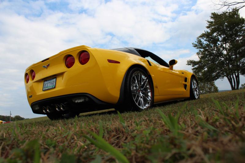 Chevy corvette velocity yellow zr1 hd poster super car print multiple sizes 