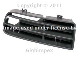 Vw golf (99-06) bumper cover grille left front genuine + 1 year warranty