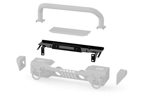Rugged ridge 11541.13 - 07-13 jeep wrangler front xhd winch plate for xhd bumper