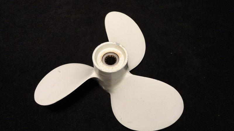 Used johnson/evinrude/omc aluminum propeller 13.75x16 stern drive boat prop 