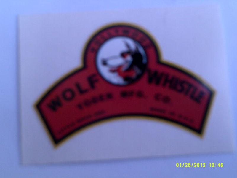 Look   wolf whistle decal nice