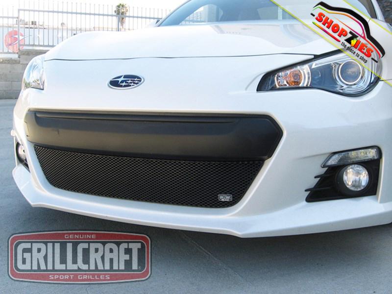 Subaru brz mesh grille grill lower insert black 1pc grillcraft sub-1737-b