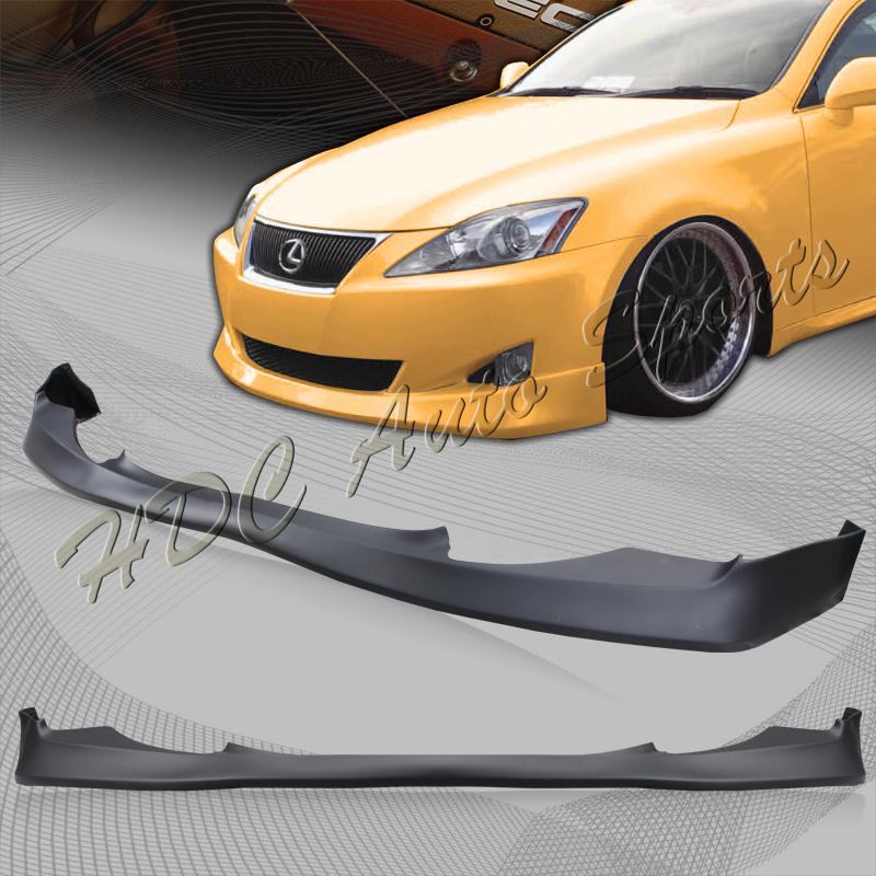 11-13  lexis is250 is350 v style jdm poly urethane pu front bumper spoiler lip