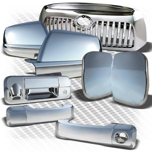 07-09 tundra double cab front grille + door handle (w/cam. hole) + mirror cover