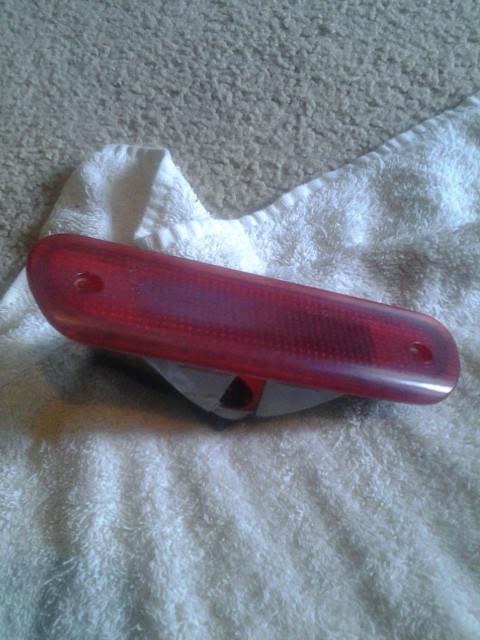 1999 2000 grand cherokee third 3rd brake  stop light lamp lens oem tail gate