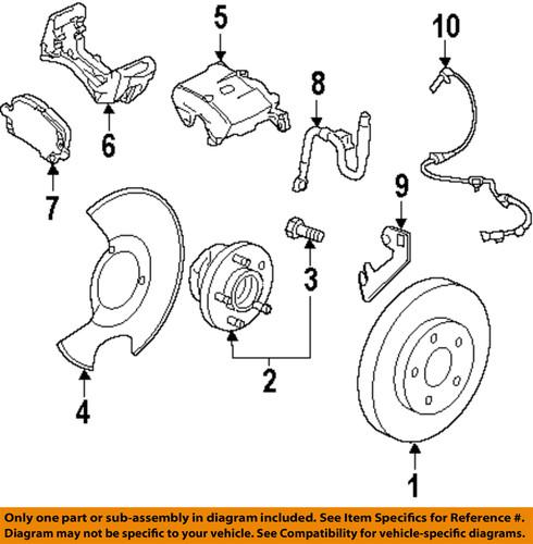 Buick gm oem 13329562 brake pad or shoe, front/disc brake pad