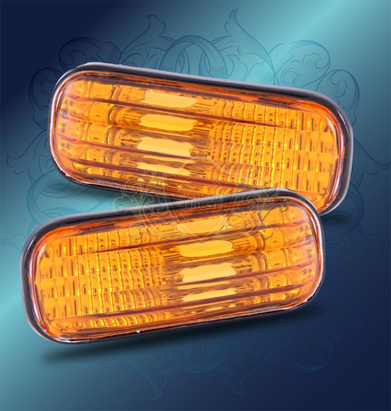 90-93 honda accord side marker lights lamps amber