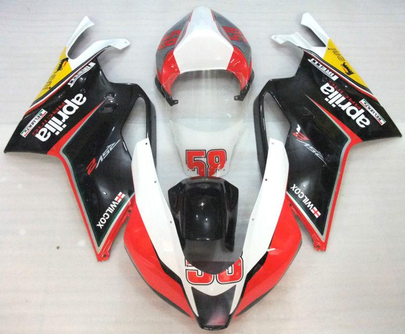 Fairing set for aprilia 04-05 rsv1000r rsv 1000 r mille race abs plastic kit 02