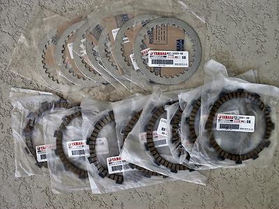 07 08 09 10 yamaha yz450f new clutch plate set 5ta-16321-00-00 & 4x7-16325-00-00