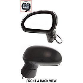 Power side view door mirror assembly driver's left manual fold (paint to match)