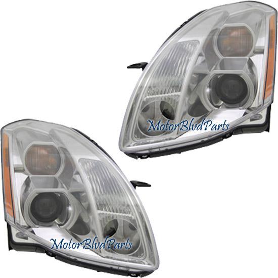 05-06 nissan maxima hid headlamps headlights left + right pair