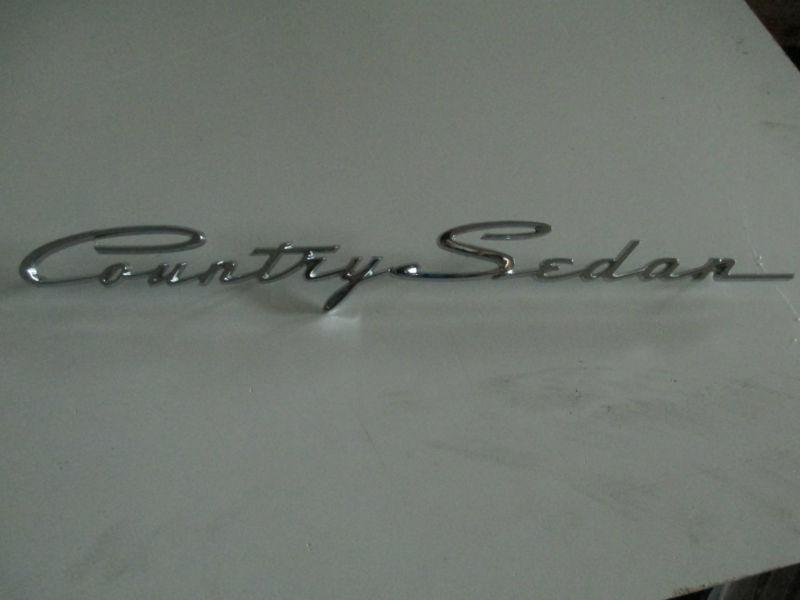 Country sedan emblem nos  1960 coab-7125622a