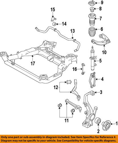 Ford oem ae5z-5k483-a sway bar link/suspension stabilizer bar link