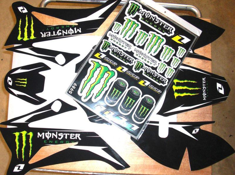 Yamaha ttr 110 monster energy graphics 2008-2012 fitment