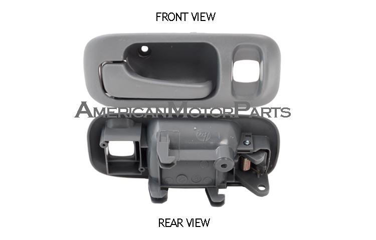 Depo left inside rear gray door handle w/ small clip 97-01 honda cr-v crv