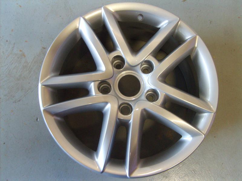 2006-2010 volkswagen toureg wheel, 17x7.5, 5 double spoke full painted silver