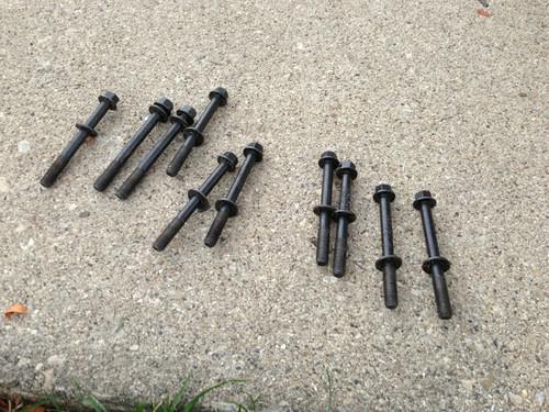 2003-2004 honda cbr600 rr, head bolt set, of 10, #06480