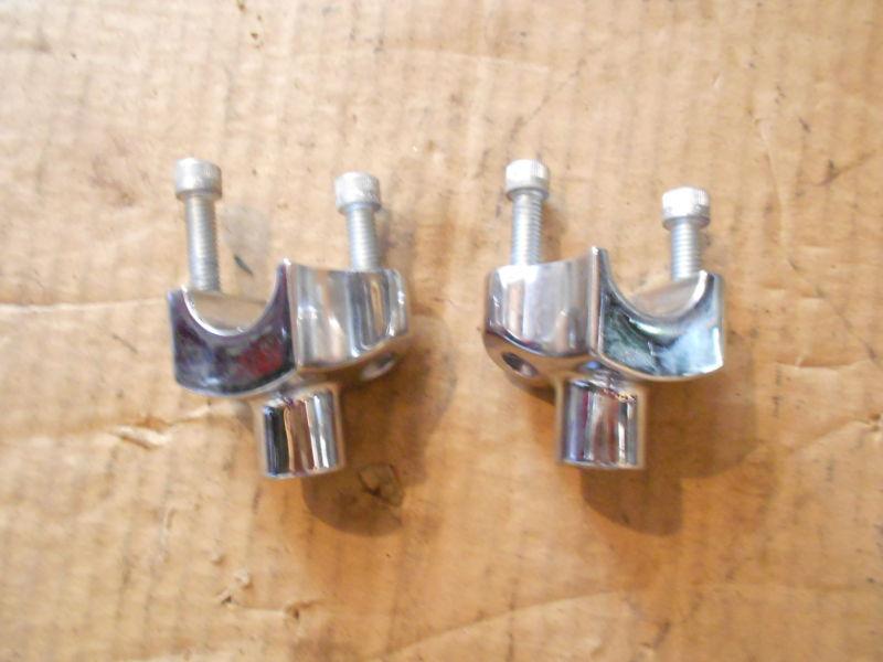 Harley davidson 1 1/4" chrome risers