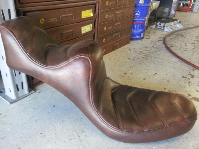 Custom mustang two up motorcycle seat 