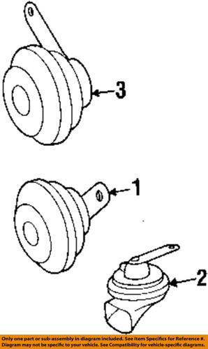 Mercedes-benz-mb oem 0035426820 horn