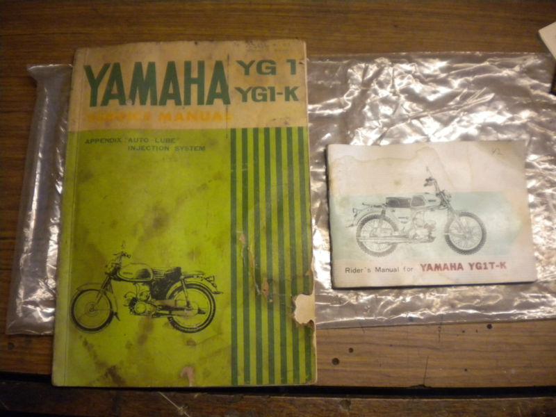 Yamaha original yg1t-k  riders manual yg1 yg1-k service manual