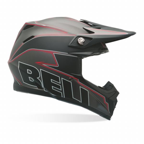 Bell mens moto-9 motocross helmet emblem matte black large l