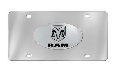 Dodge genuine license plate factory custom accessory for ram style 1